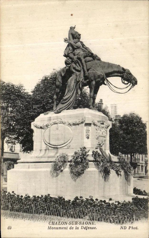 Chalon-sur-Saône — Monument de la Défense — ND Phot. n°69 - Vorderseite