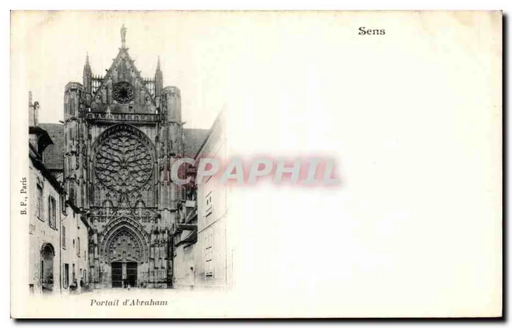 Portal de Abraham — Sens — B.F. Paris - Frente