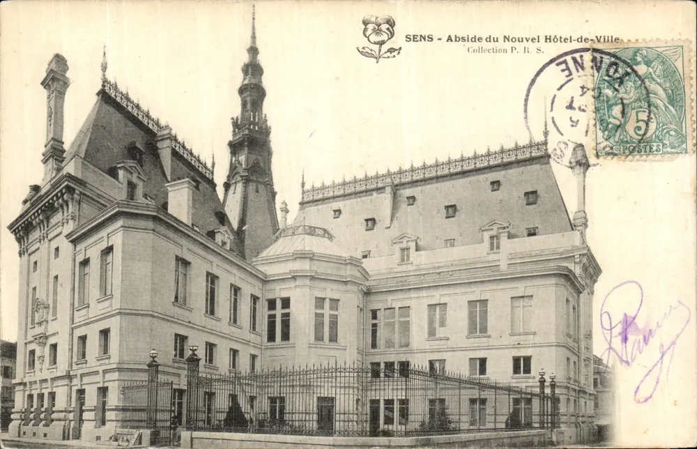 Sens — Apsis des neuen Rathauses — Sammlung P. R. S. - Vorderseite