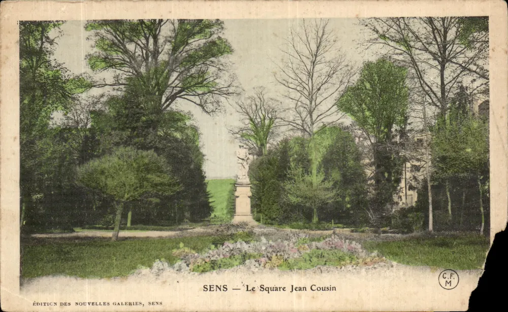 SENS — Le Square Jean Cousin — ÉDITION DES NOUVELLES GALERIES, SENS - Frente