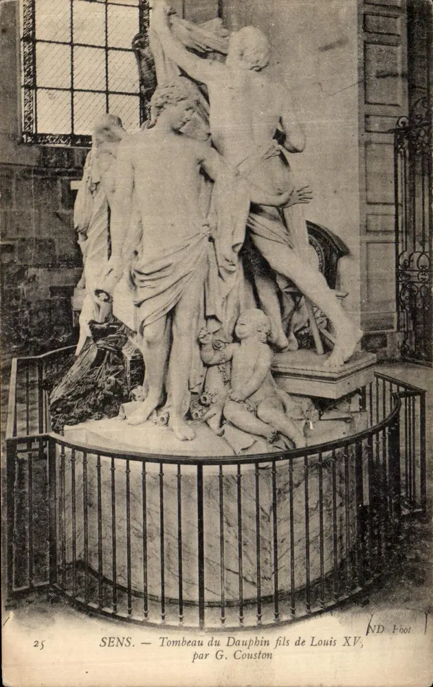 SENS — Grabmal des Dauphins, Sohn von Louis XV, von G. Coustot - Vorderseite