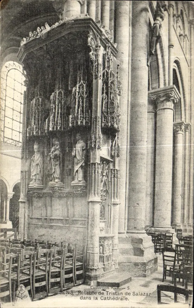 Sens — Altar von Tristan de Salazar in der Kathedrale — Sammlung P.-R. - Vorderseite
