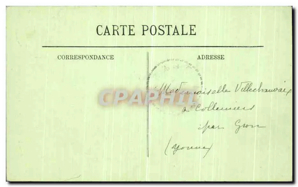 Sens — A Catedral — Porta d'Abraham — LL - Verso