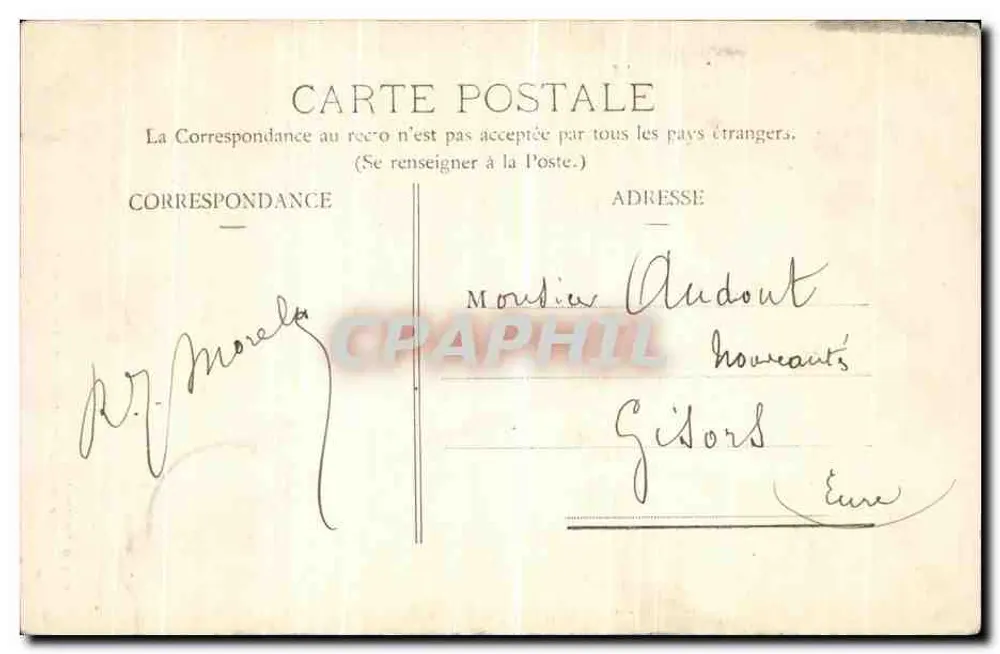 SENS - Das Rathaus. Gesamtaufnahme — Sammlung J. D. Sens - Rückseite