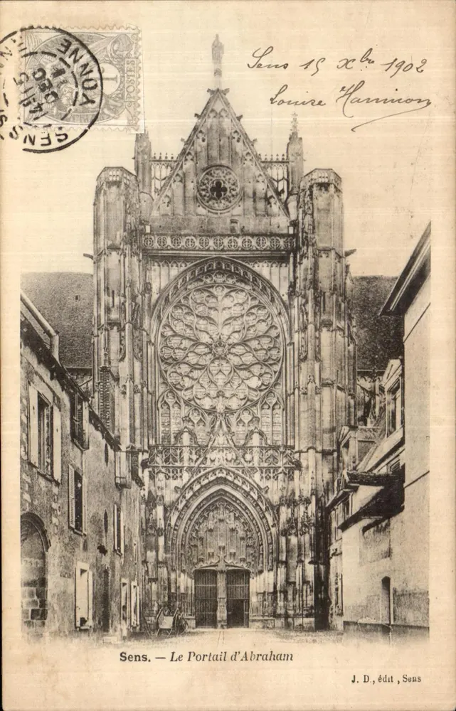 Sens — Portal Abrahama — J. D., wyd., Sens - Awers