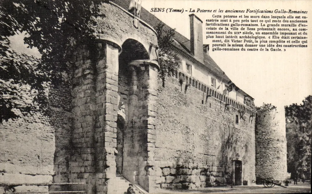 Sens (Yonne) - Die Poterne und die alten gallo-römischen Befestigungen — Collection P.D. Sens - Vorderseite
