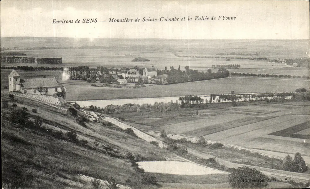Um SENS — Kloster Sainte-Colombe und das Tal der Yonne — Sammlung P. R. S. - Vorderseite