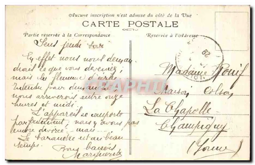 Sens (Yonne) — O novo Ponte, capturado da margem direita, a montante — Coleção J. D. Sens - Verso
