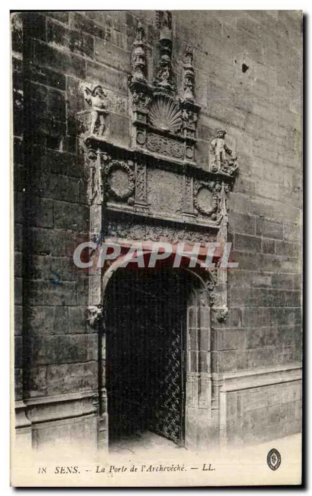 Sens — A Porta do Arcebispo — LL. n° 18 - Frente