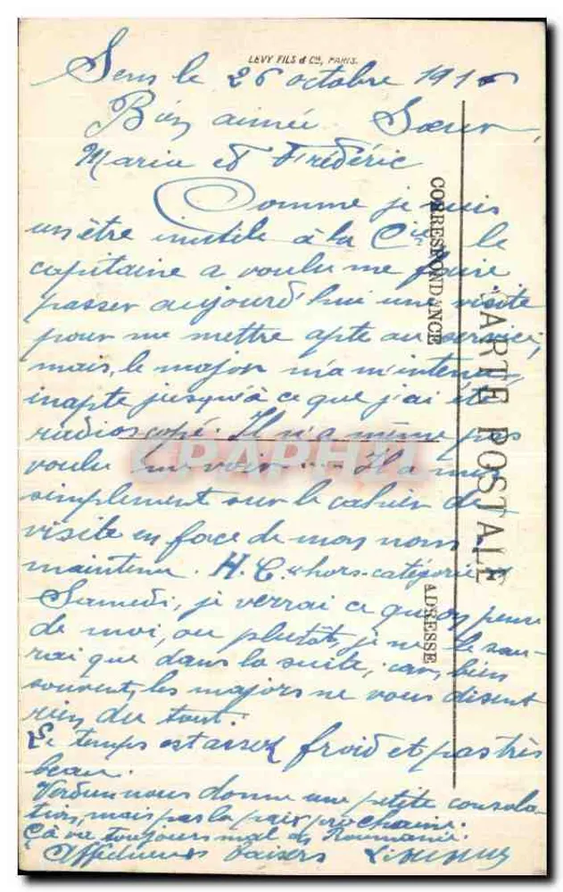 Sens — A Porta do Arcebispo — LL. n° 18 - Verso