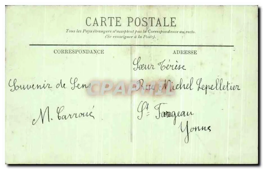 Sens — La Cattedrale — L'Altare Maggiore — LL. - Verso