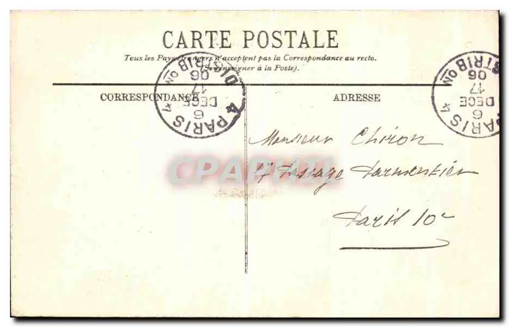 Sens — Estátua de Jean Cousin — LL. - Verso