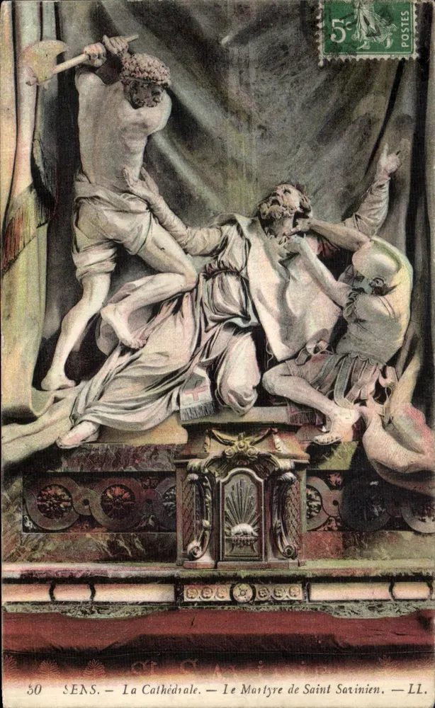 Sens — La Cathédrale — Le Martyre de Saint Savinien — LL. — n°50 - Vorderseite