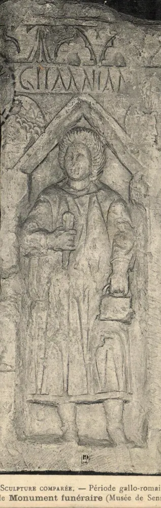 Grabmal der Gallo-Römer — Musée de Sens - Vorderseite