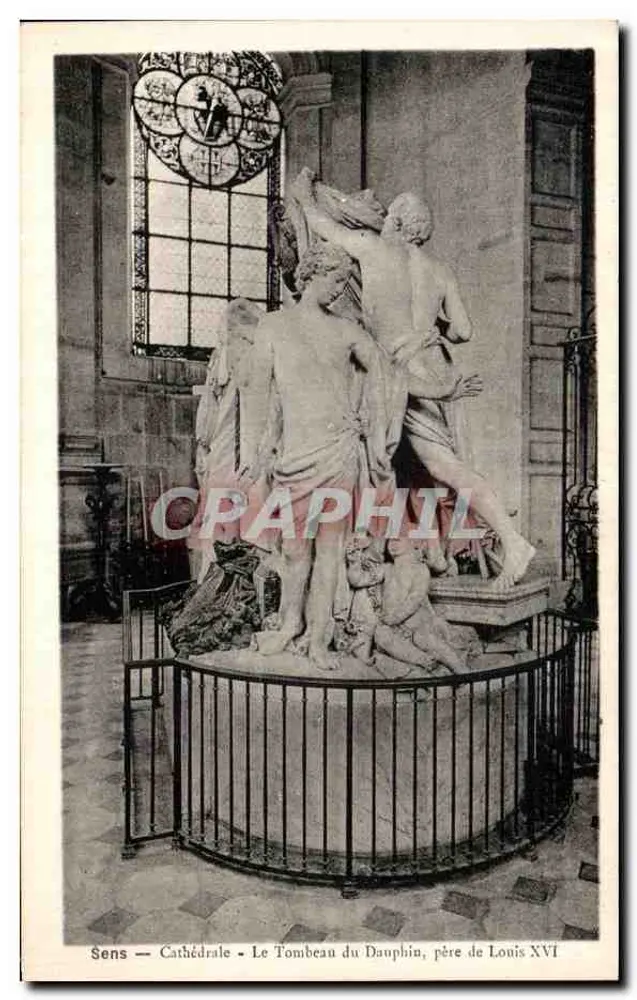 Sens — Kathedrale — Das Grab des Dauphins, Vater von Ludwig XVI - Vorderseite