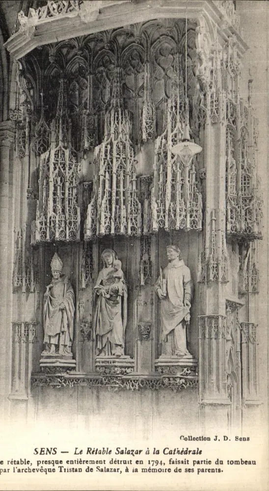 Sens — Das Salazar-Retabel in der Kathedrale — Sammlung J. D. Sens - Vorderseite