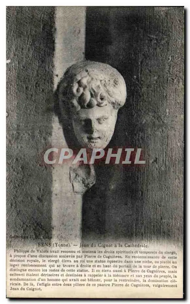 Sens (Yonne) — Jean Coignot an der Kathedrale — Sammlung E. Ruge - Vorderseite