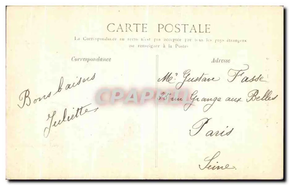 SENS — Estátua de Jean Cousin - Verso