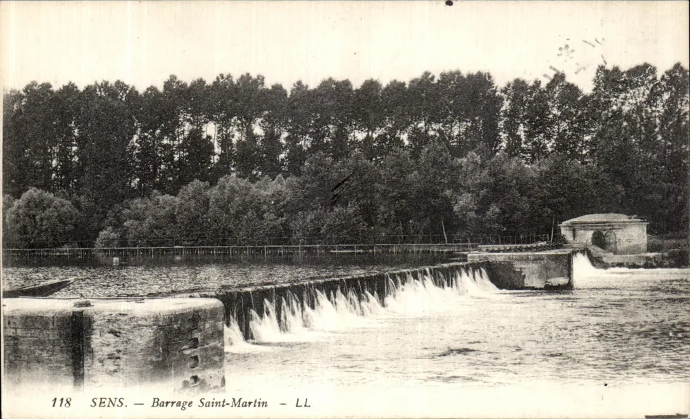 Sens — Barragem Saint-Martin — LL, n°118 - Frente
