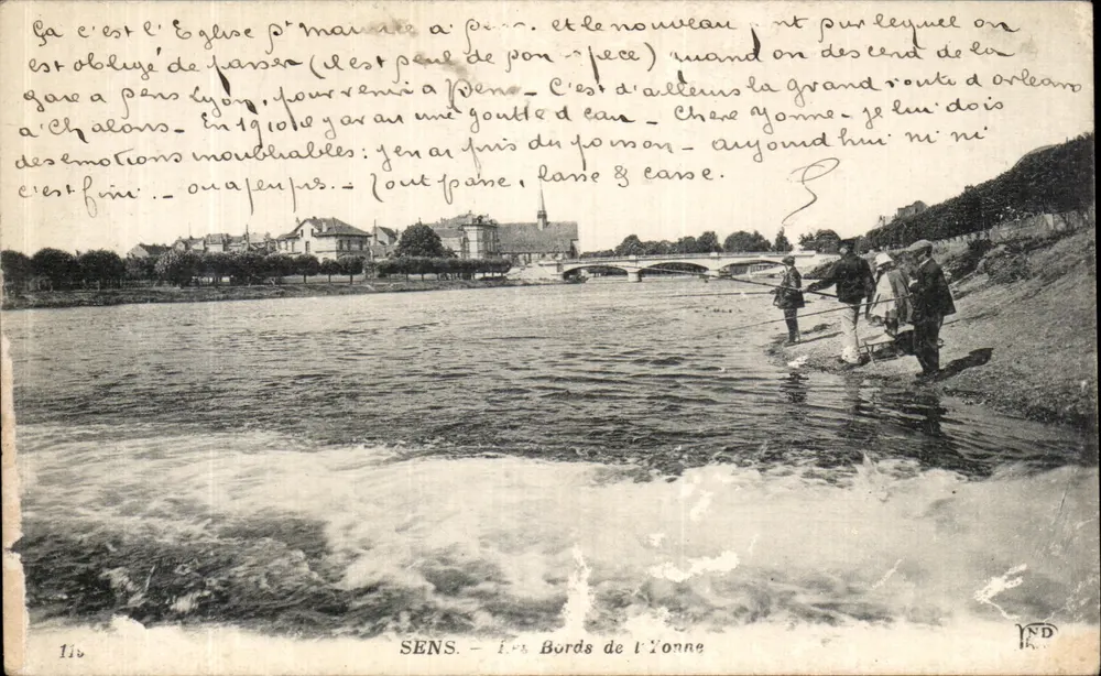 Sens — Les Bords de l'Yonne — éditeur YND - Frente