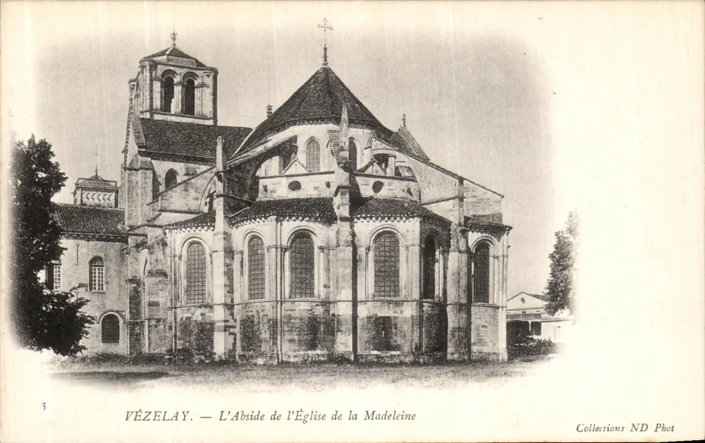 VÉZELAY — Die Apse der Kirche der Madeleine — Collections ND Phot - Vorderseite