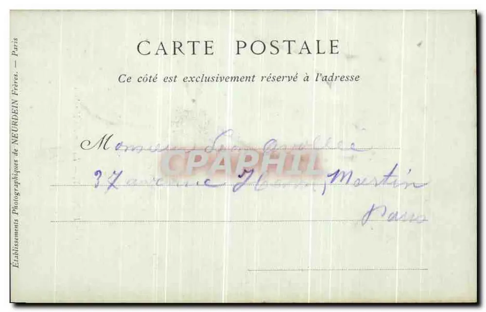 Vézelay — A Rue des Ursulines — Coleções ND Phot - Verso