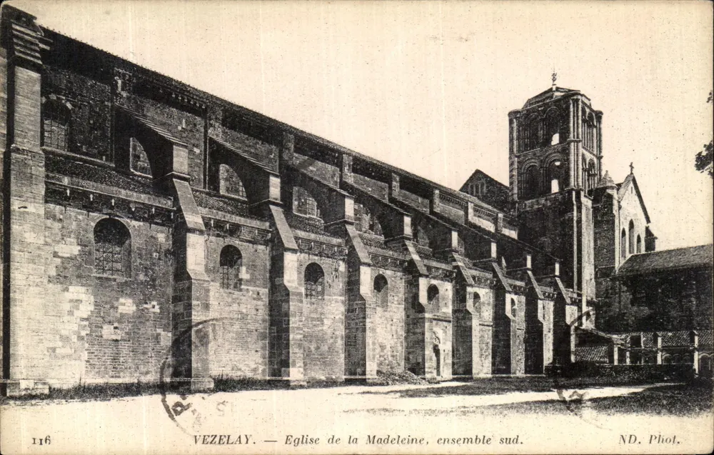 Vézelay — Kirche der Madeleine, südlicher Ensemble — ND. Foto n° 116 - Vorderseite