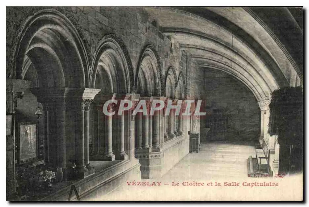 Vézelay — O Claustro e a Sala Capitular — B. Faj FAMIL - Frente