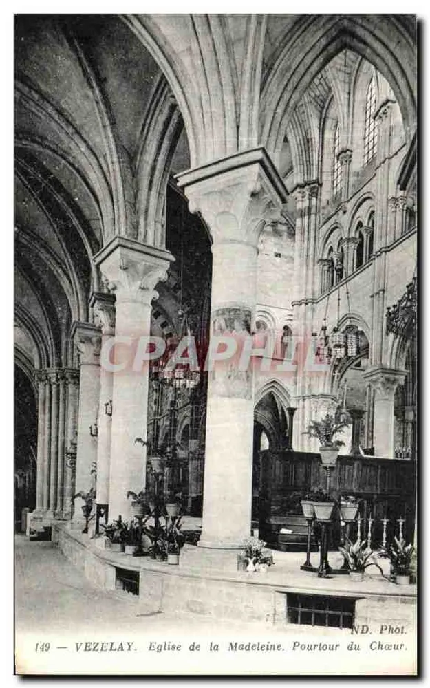 Vézelay — Kirche der Madeleine. Apse — ND. Phot. - Vorderseite