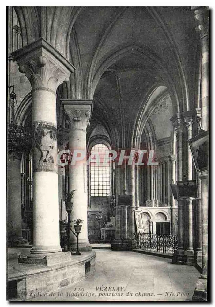Kirche der Madeleine, Apsisbereich — VÉZELAY — ND. Phot. - Vorderseite