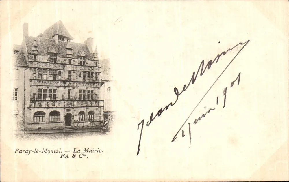 Paray-le-Monial — A Prefeitura — FA & Cie. - Frente