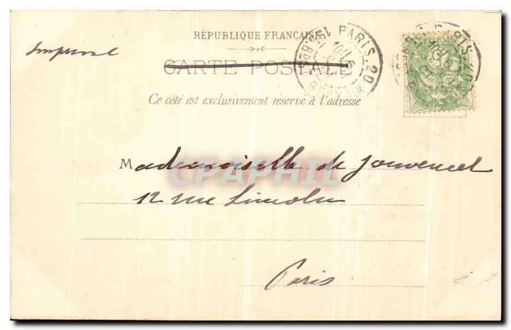 Paray-le-Monial — A Prefeitura — FA & Cie. - Verso