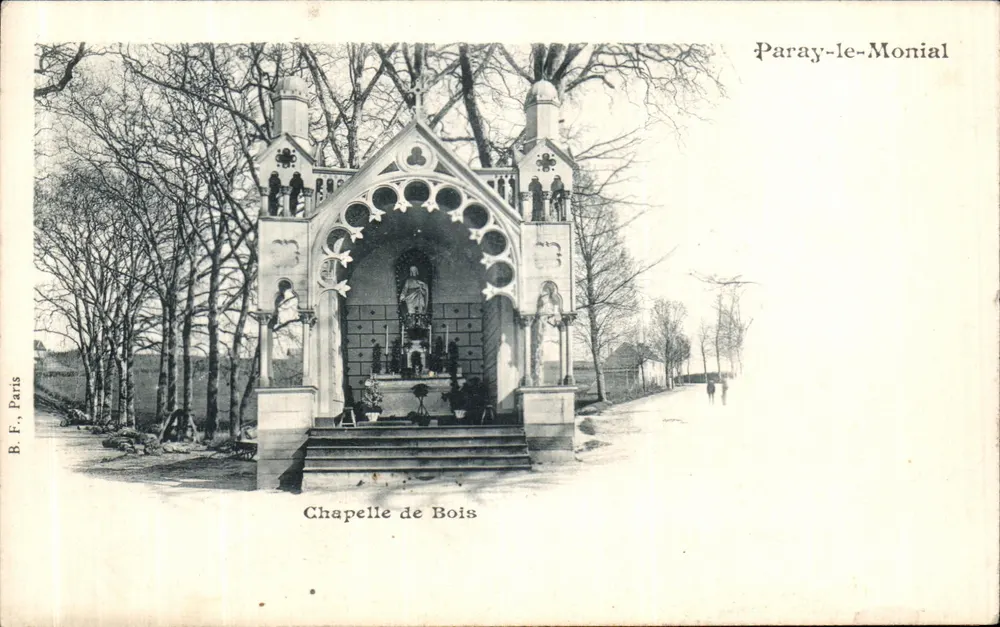 Capela de Madeira — Paray-le-Monial — B.F., Paris - Frente