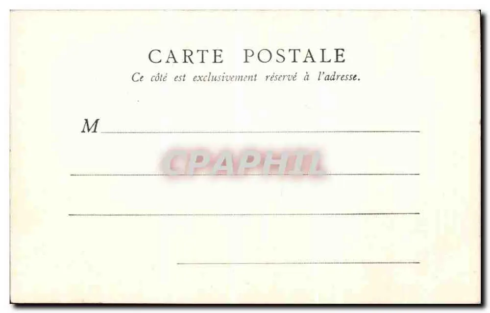 Capela de Madeira — Paray-le-Monial — B.F., Paris - Verso