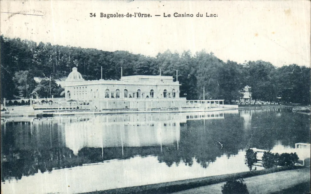 Bagnoles-de-l'Orne — Das See-Casino — Verlag A. Dupuy, n°34 - Vorderseite