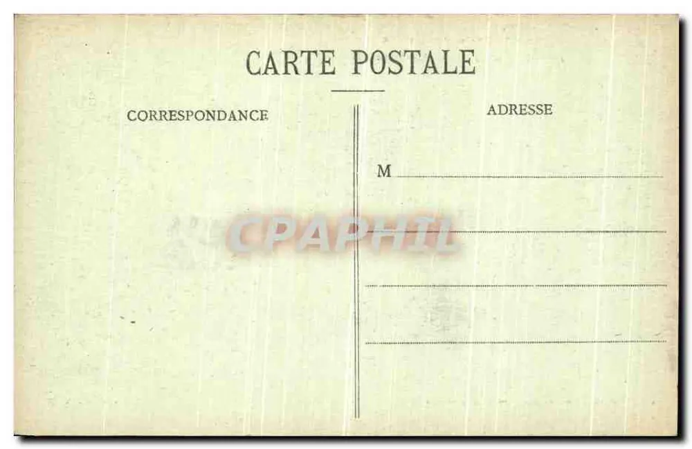 Verdun (Meuse) — Place de la Cathédrale — Zerstört nach dem Ersten Weltkrieg 1914-16 — Verlag Ita Paris, Nr. 121 - Rückseite
