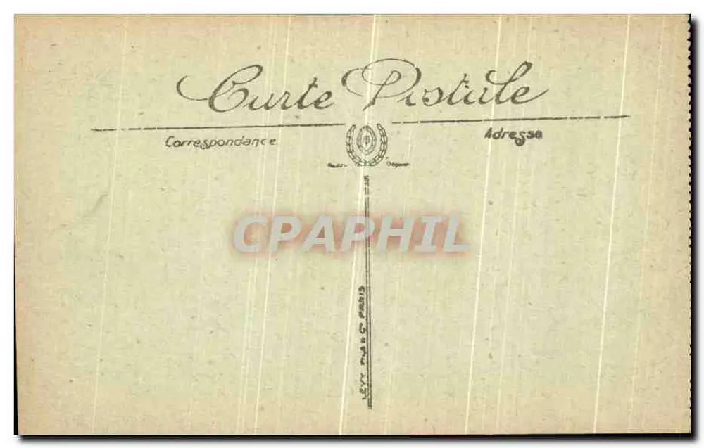 Verdun — Vue sur le Théâtre — Imprimé sur la carte : Viaé Paris n° 825 - Verso