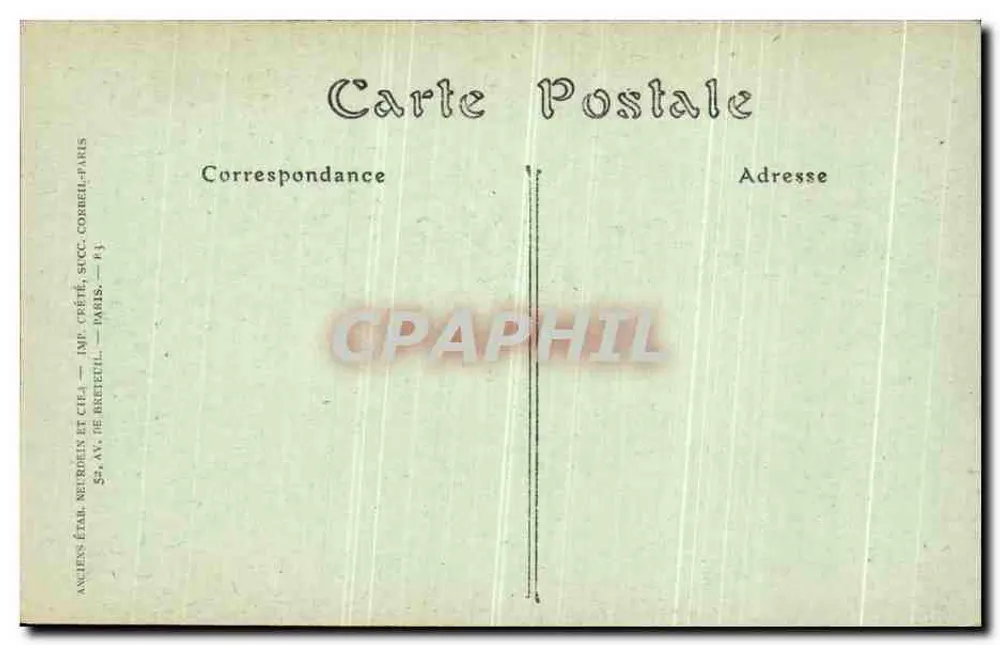 L'Épine (Marne) — Basilika Notre-Dame, eine Chimäre — J.N. Phot. - Rückseite