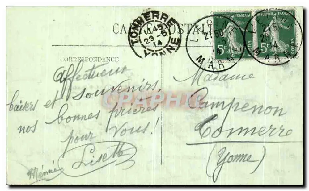 L'Épine — L'Église Notre-Dame — LL. - Verso