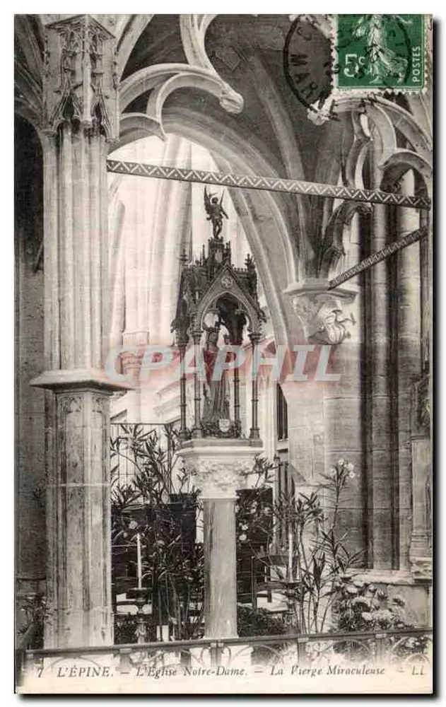 L'Épine - Kirche Notre-Dame - Das Wunderstein - Vorderseite