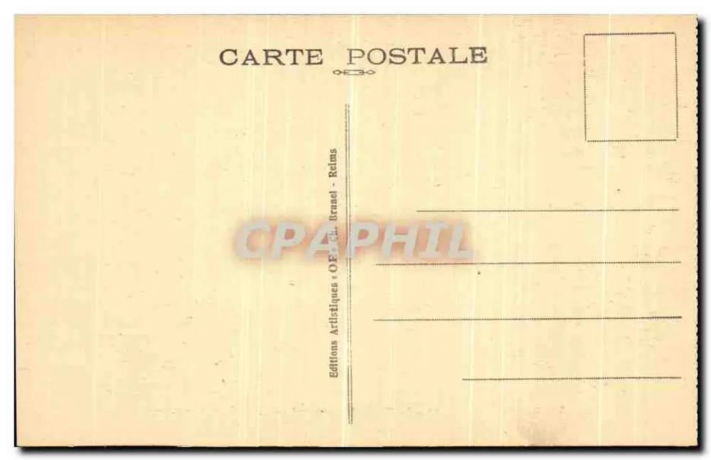 Dormans (Marne) — Capela de "La Marne" — A Mesa da Comunhão - Verso