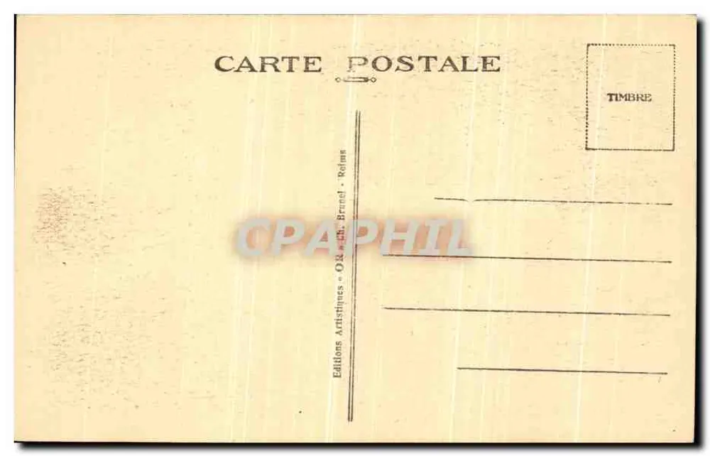 Dormans (Marne) — Capela de 'La Marne' — Estátua de São Miguel - Verso