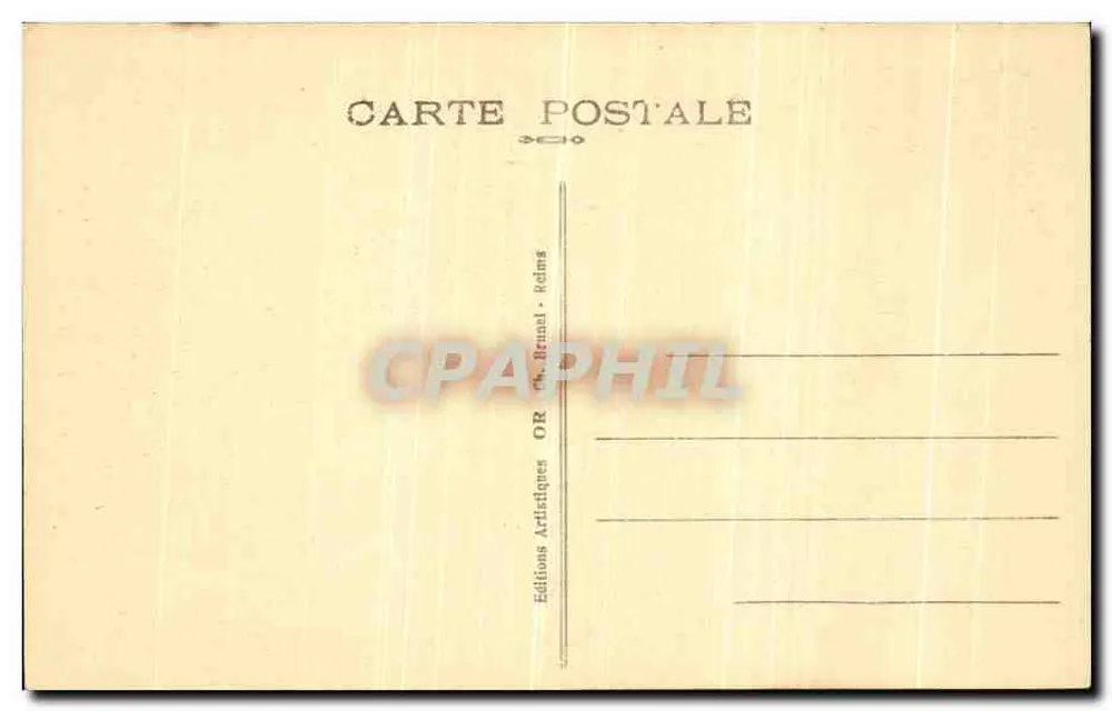 Dormans (Marne) — Capela da Marne — G. Closson, Arquiteto - F. Michelet, Escultor - Verso