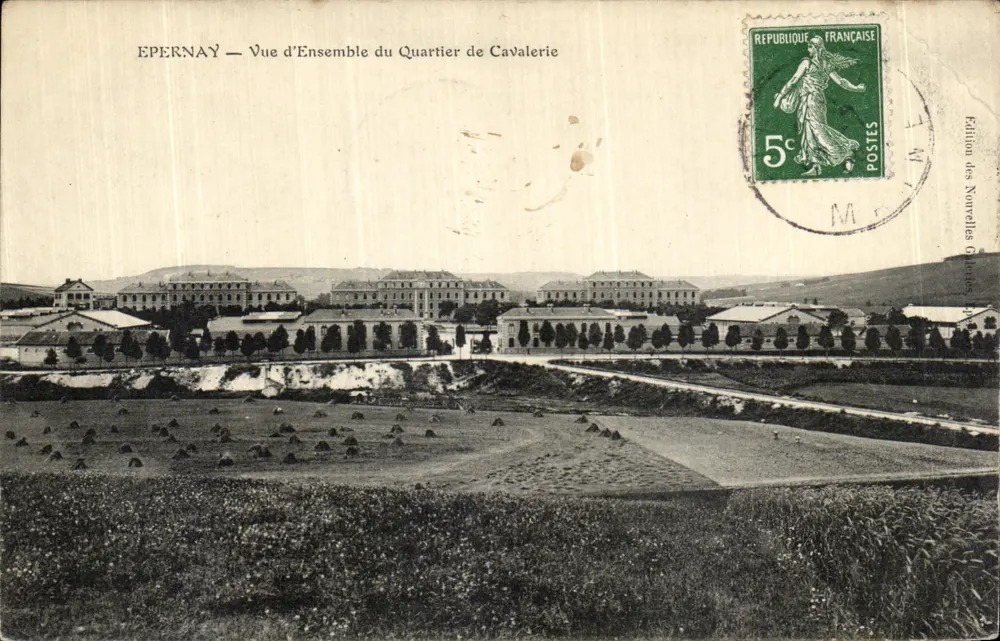 Epernay — Allgemeiner Blick auf das Kavallerieviertel — Edition des Norrelles - Vorderseite