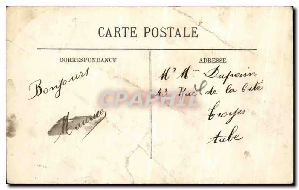 ÉPERNAY — L'Hôtel Raoul — LL. Éditeur LL. N° 27 - Verso