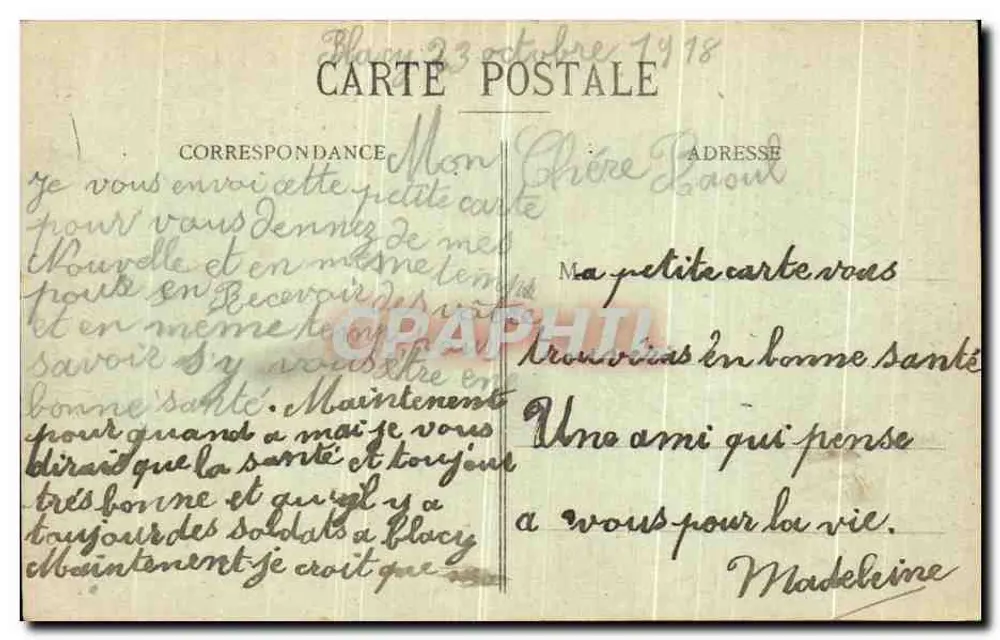 Vitry-le-François — Die Kirche — Der Place d'Armes — Ausgabe von Grand Bazar, Vitry-le-François - Rückseite