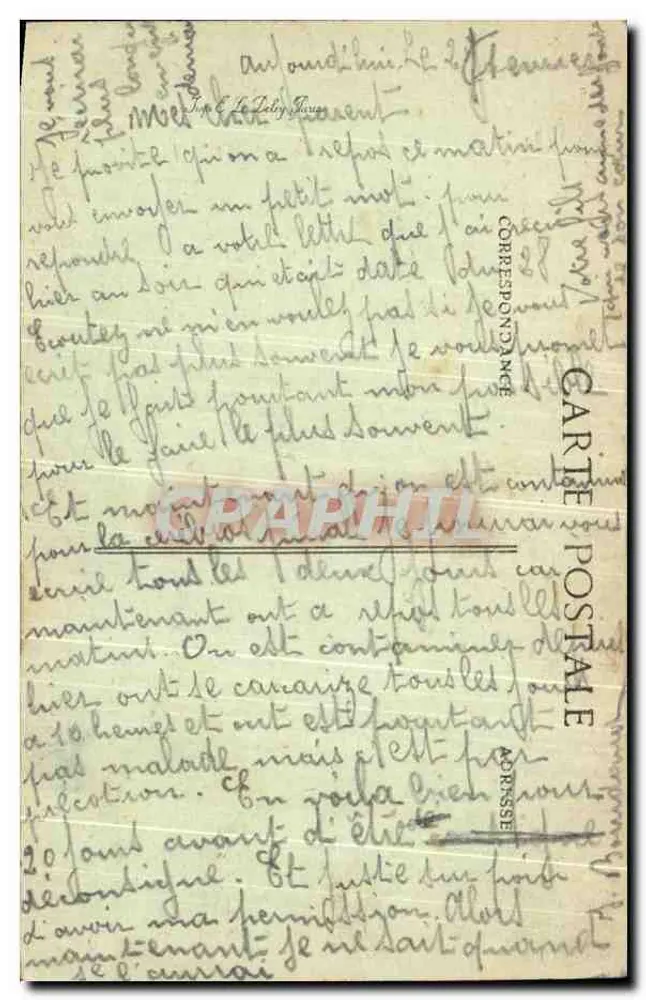 VITRY-LE-FRANÇOIS — Allgemeine Ansicht der Place d'Armes — Verlag E.D. Nr. 2 - Rückseite