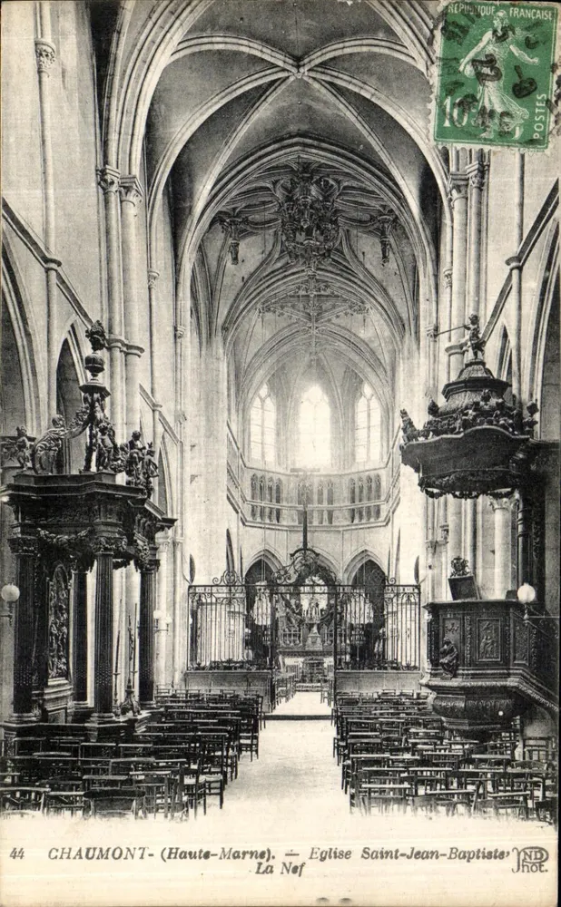 Chaumont (Haute-Marne) — Kirche Saint-Jean-Baptiste, Die Kirche — NDH Fotografie - Vorderseite