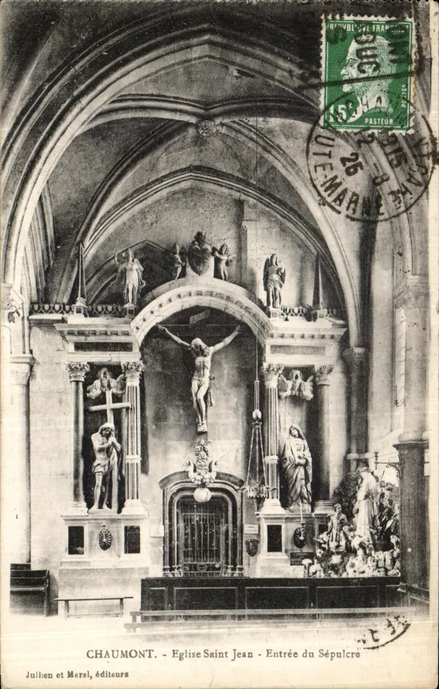 Chaumont - Kirche Saint Jean - Eingang zum Grabmal — Julien und Merel, Verleger - Vorderseite