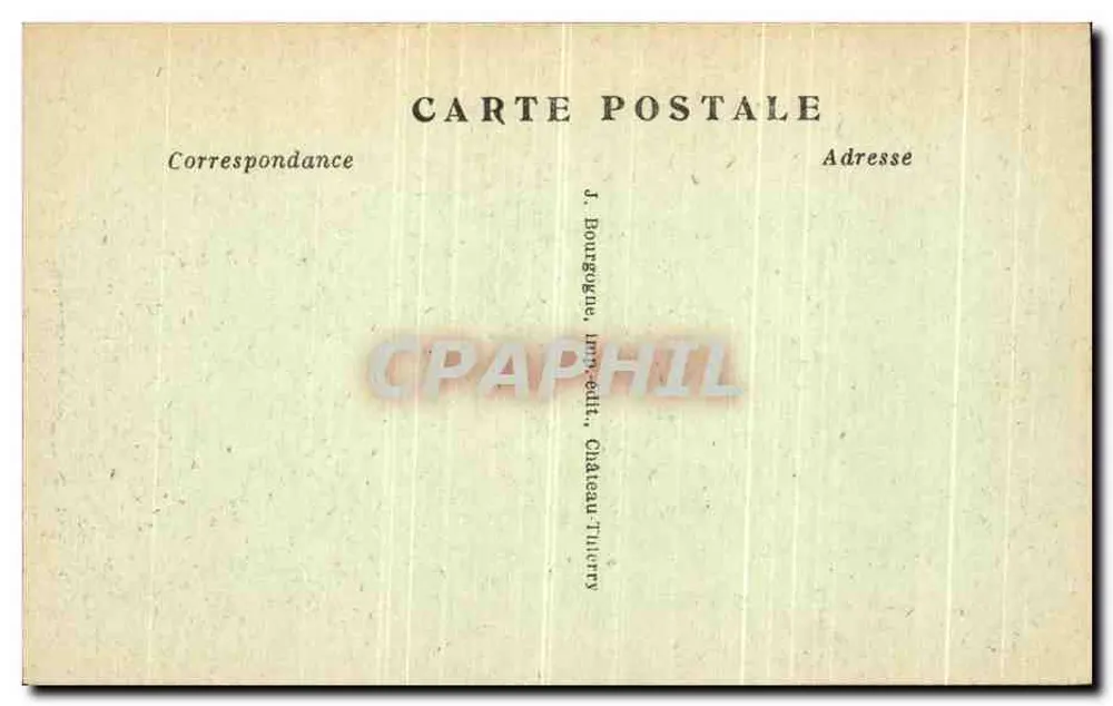 Chalons-sur-Marne — Das Rathaus — Verlag J. B. - Rückseite